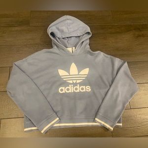 Adidas Women's Originals Active Icons Hoodie New Raw Gray/White GH2943 Size:  M